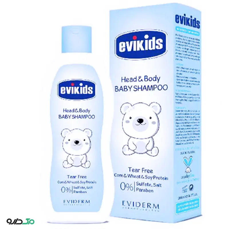 شامپو سر و بدن کودک اویکیدز اویدرم